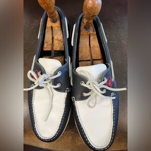 Allen Edmonds Team MLB Boston Red Sox Boat Shoes 9.5 EUC LIKE NEW